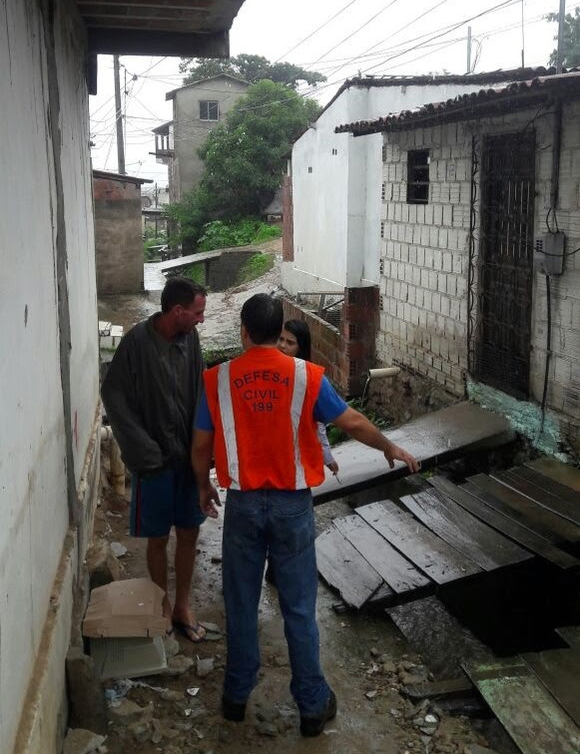 Defesa Civil intensifica vistorias por conta das chuvas em todo o municípios nos últimos dias