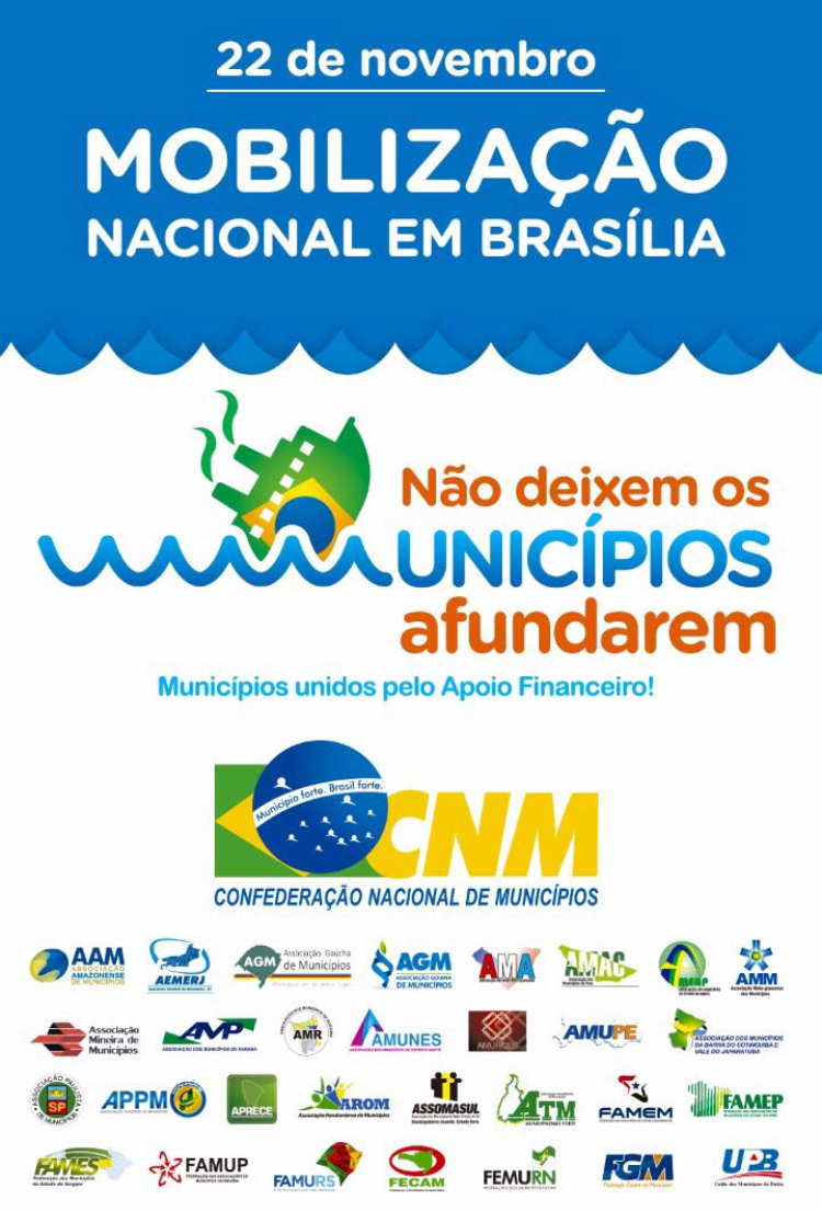 Campanha não deixe os municípios afundarem