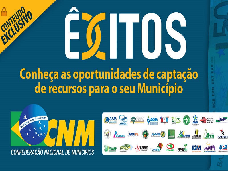 Êxitos: plataforma que indica editais para captação de recursos é tema da nova campanha CNM