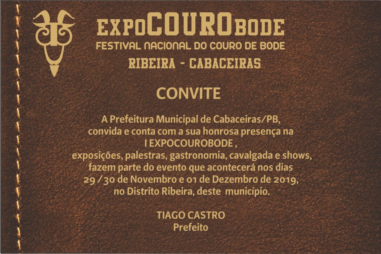 Cabaceiras vai promover ‘feirão do artesanato’ durante Festival do Couro