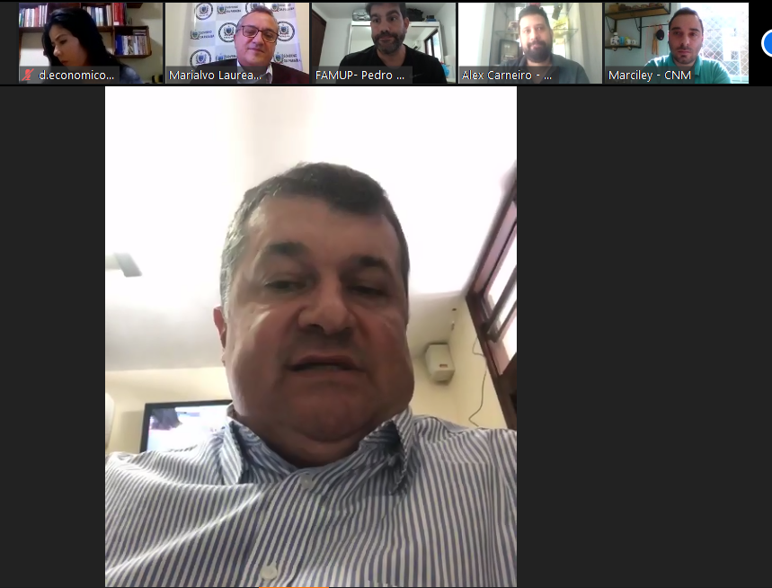 Videoconferência: Famup e CNM orientam prefeitos sobre aplicação de recursos emergenciais de combate ao coronavírus