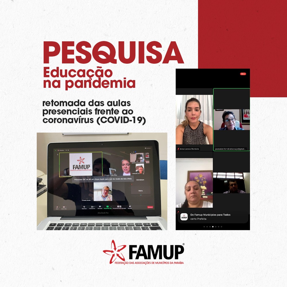 Famup discute volta às aulas com gestores e lança pesquisa para detalhar desafios dos municípios na Educação