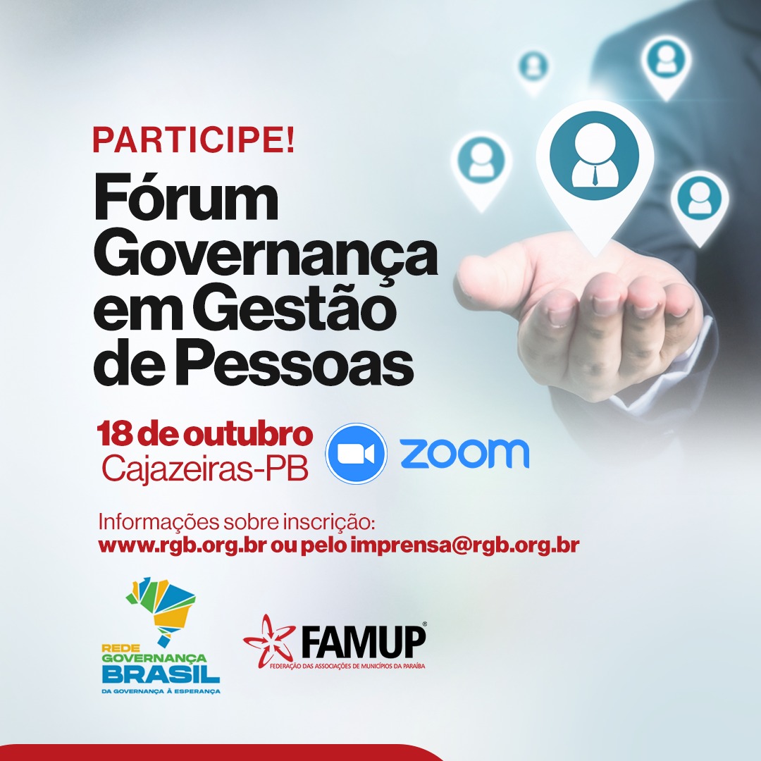 Cajazeiras vai sediar Fórum Governança em Gestão de Pessoas com apoio da Famup e Amasp