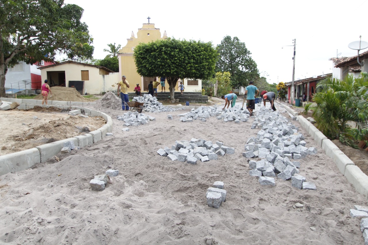 Jacaraú inicia ano de 2022 com obras de pavimentação pelo  município