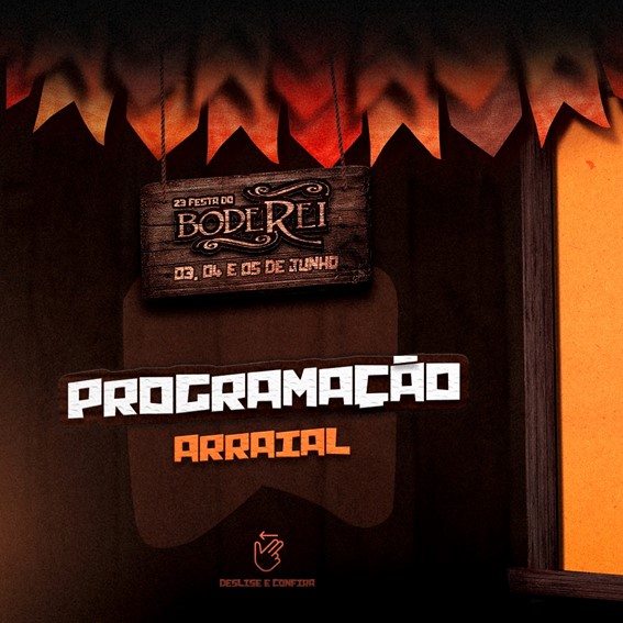 Prefeitura de Cabaceiras divulga atrações da 23ª edição da Festa do Bode Rei que se apresentarão no Arraial Popular