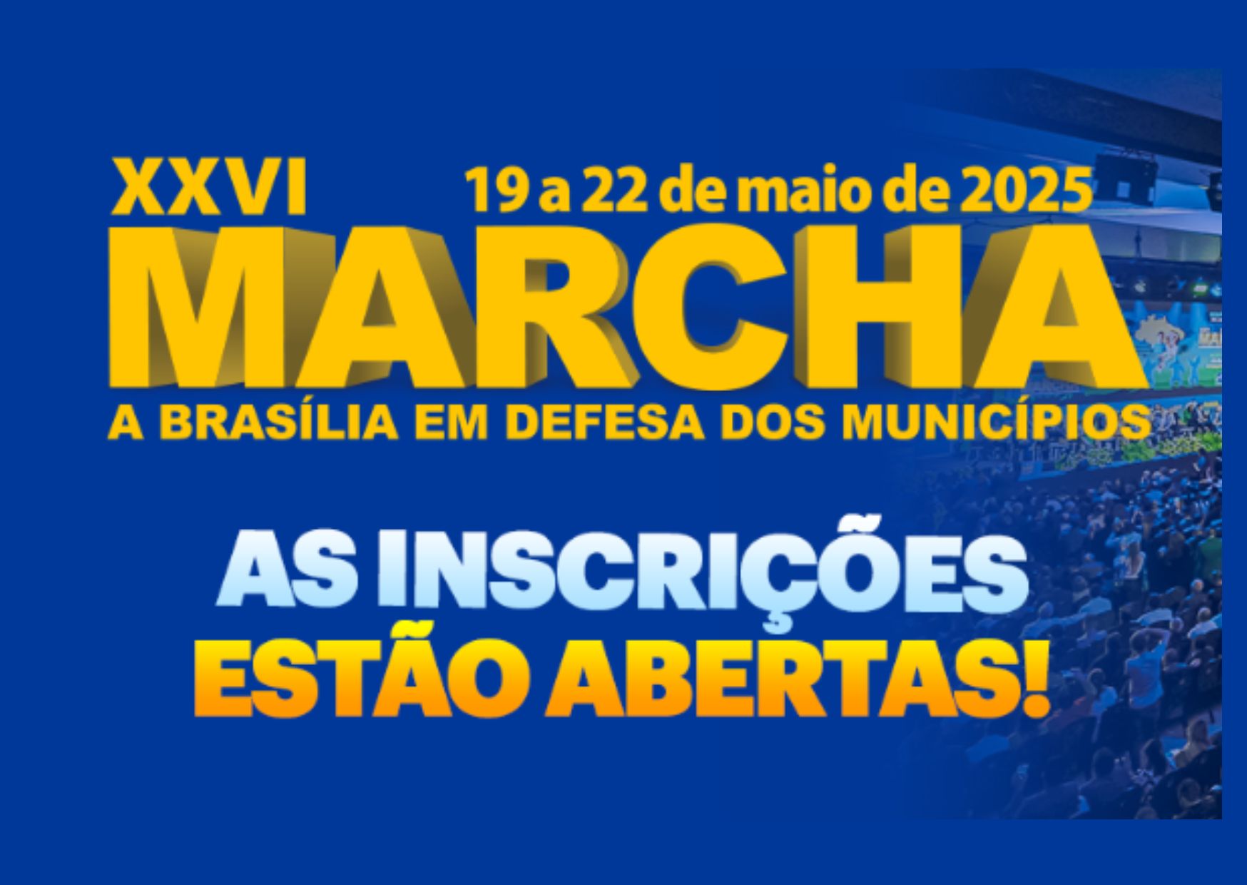 Abertas inscrições para o maior evento municipalista da América Latina